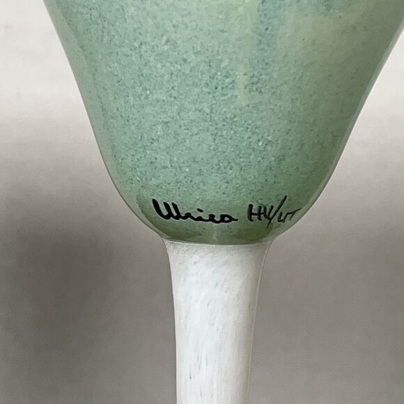 Pair Of Ulrica Hydman-Vallien Kosta Boda Open Minds Martini Glasses Goblet EUC - Picture 13 of 16